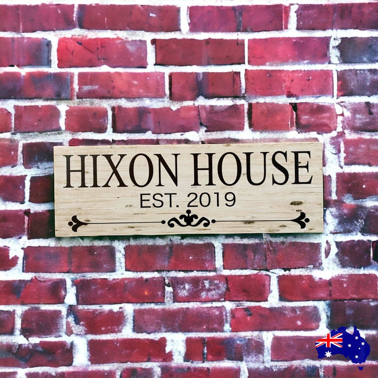 Residence House Surname Name Custom Personalised Sign - The Renmy Store Homewares & Gifts 