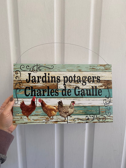 Cluckingham Palace Sign - Chicken Coop - Australian Made