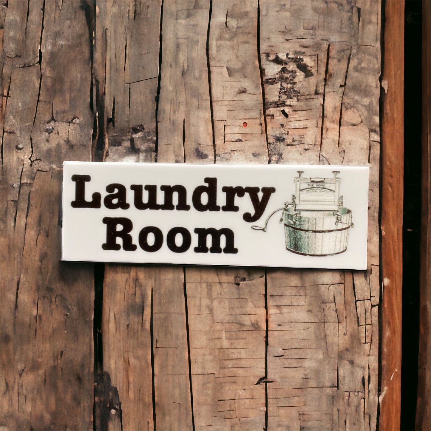 Laundry Room Door Vintage Sign