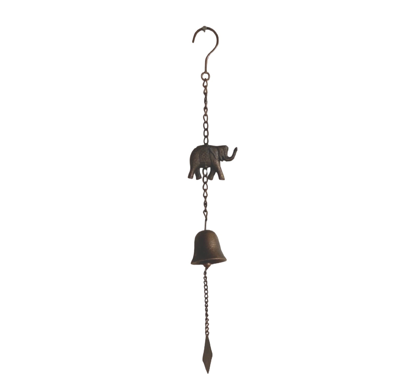 Elephant Hanging Bell Antique Style - The Renmy Store Homewares & Gifts 
