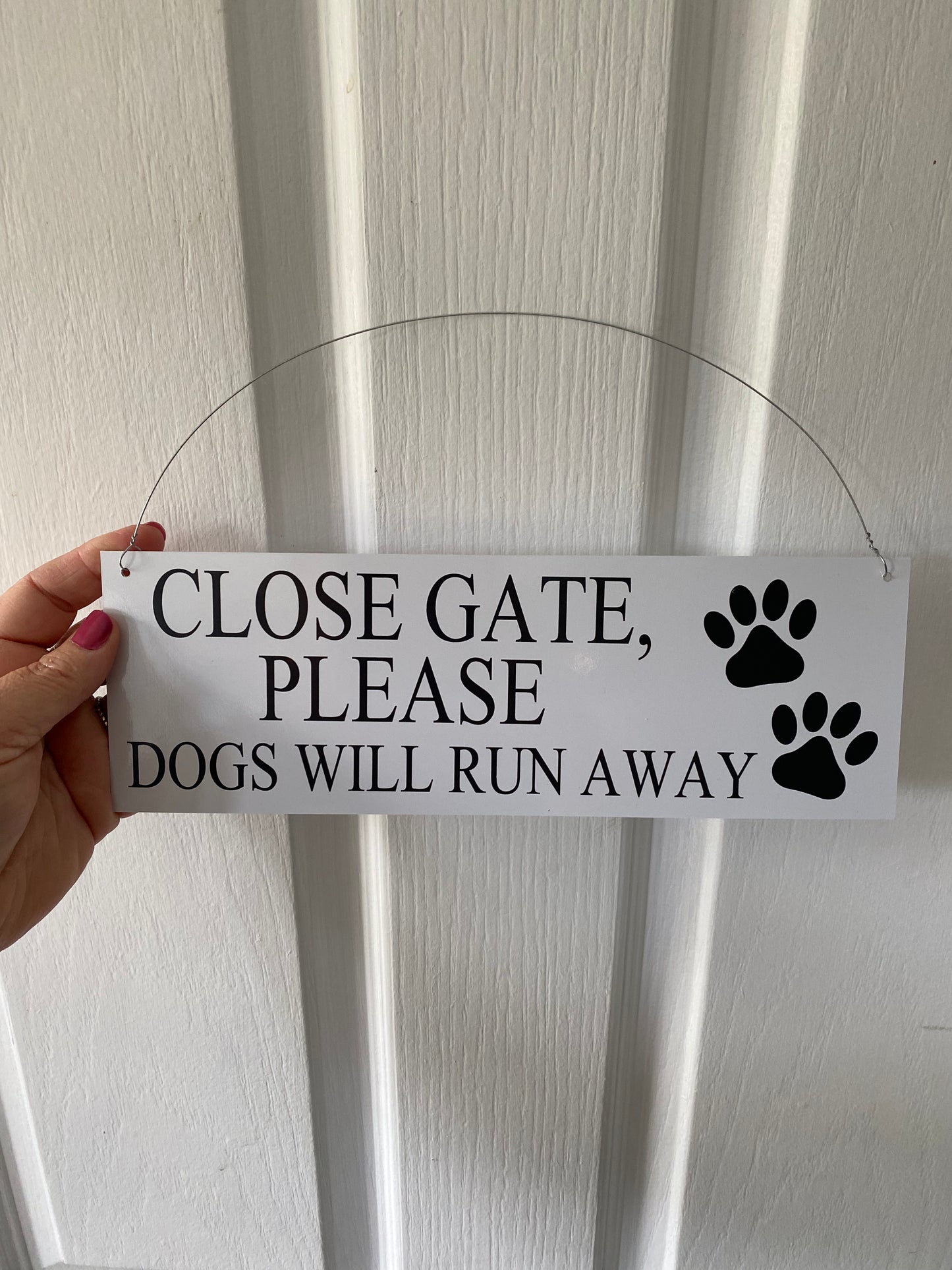 Paw Pet Sign - Personalised Cat Dog - Australian Made