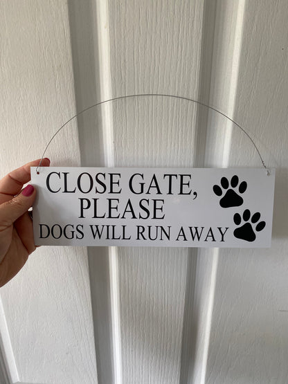 Paw Pet Sign - Personalised Cat Dog - Australian Made