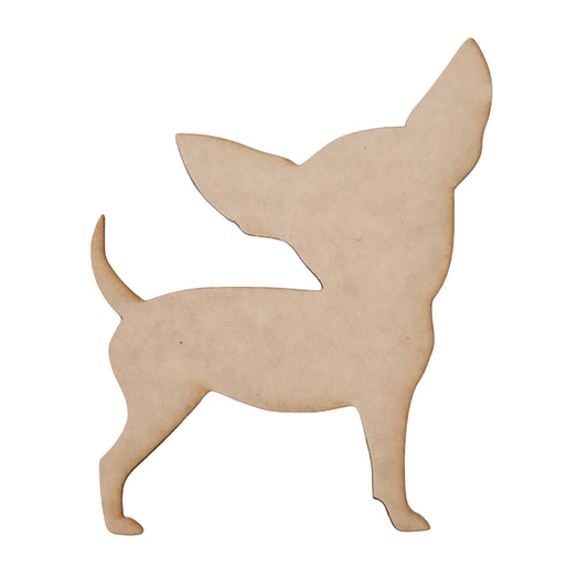 Chihuahua Dog MDF DIY Raw Cut Out Art Craft Décor - The Renmy Store Homewares & Gifts 