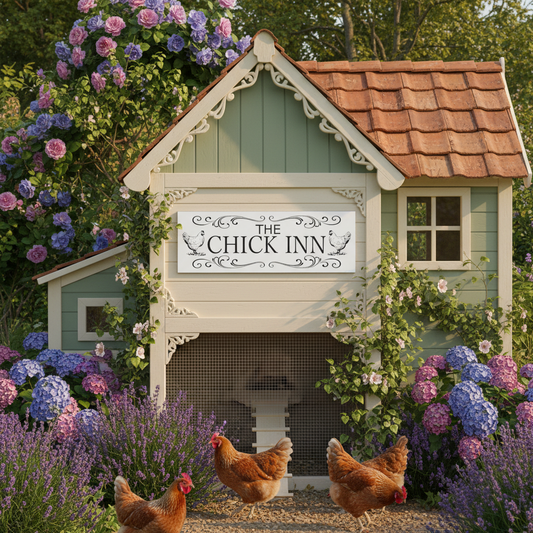 Chick Inn Sign | Hamptons French Country Chicken Coop Decor Aussie Made