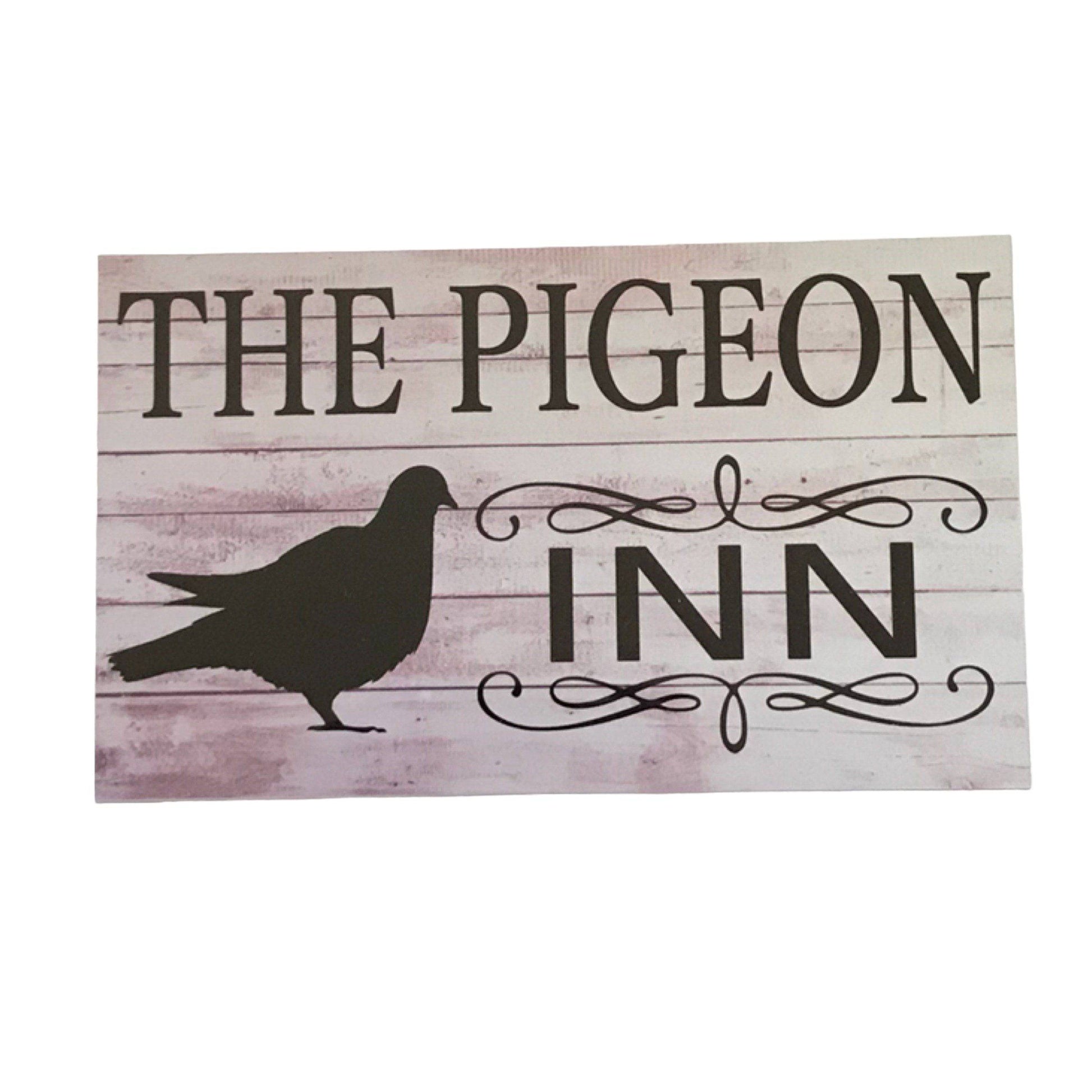 Pigeon Inn Bird Sign - The Renmy Store Homewares & Gifts 