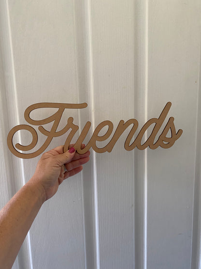 Custom Name Sign Wood MDF - Personalised Word Sign Australia