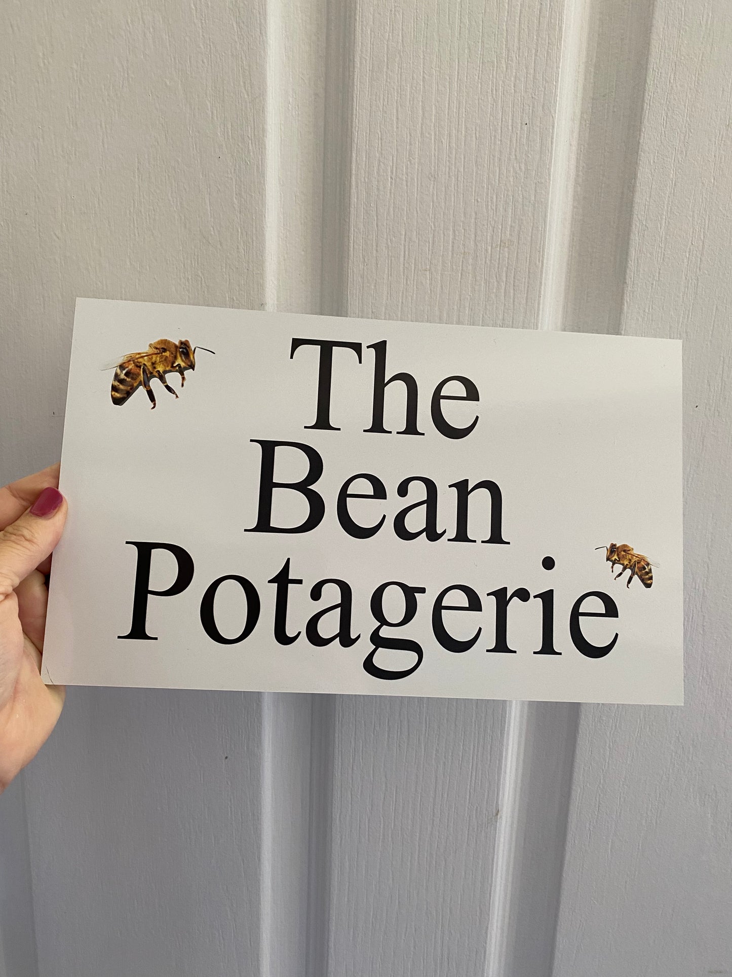 Bee Garden Custom Wording Sign | Aussie Made