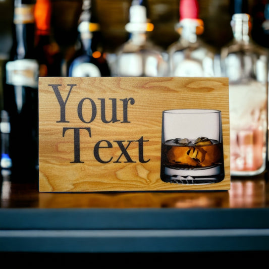 Scotch Bar Vintage Custom Persoanlised Sign