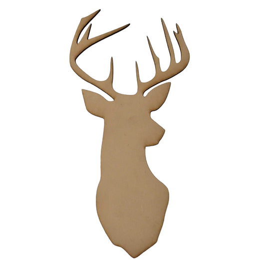 Deer Stag Reindeer Raw MDF Timber DIY Craft - The Renmy Store Homewares & Gifts 