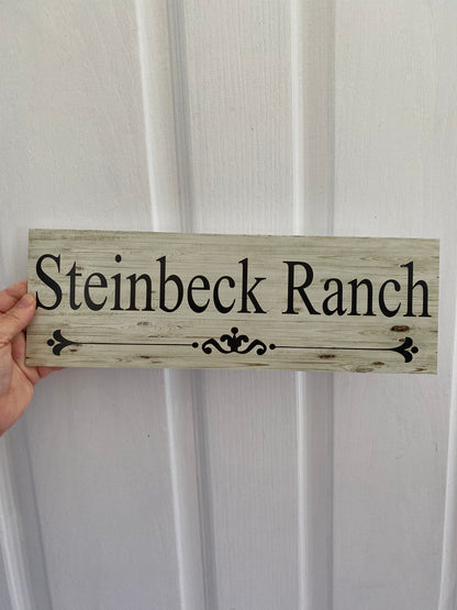 Custom Residence Sign - Personalised House Surname Name Signage - Australian Made