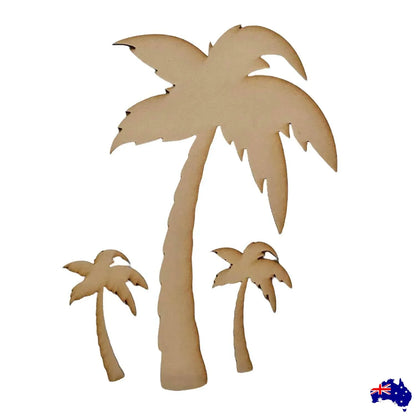 Palm Trees Tree Tropical DIY Raw MDF Timber - The Renmy Store Homewares & Gifts 