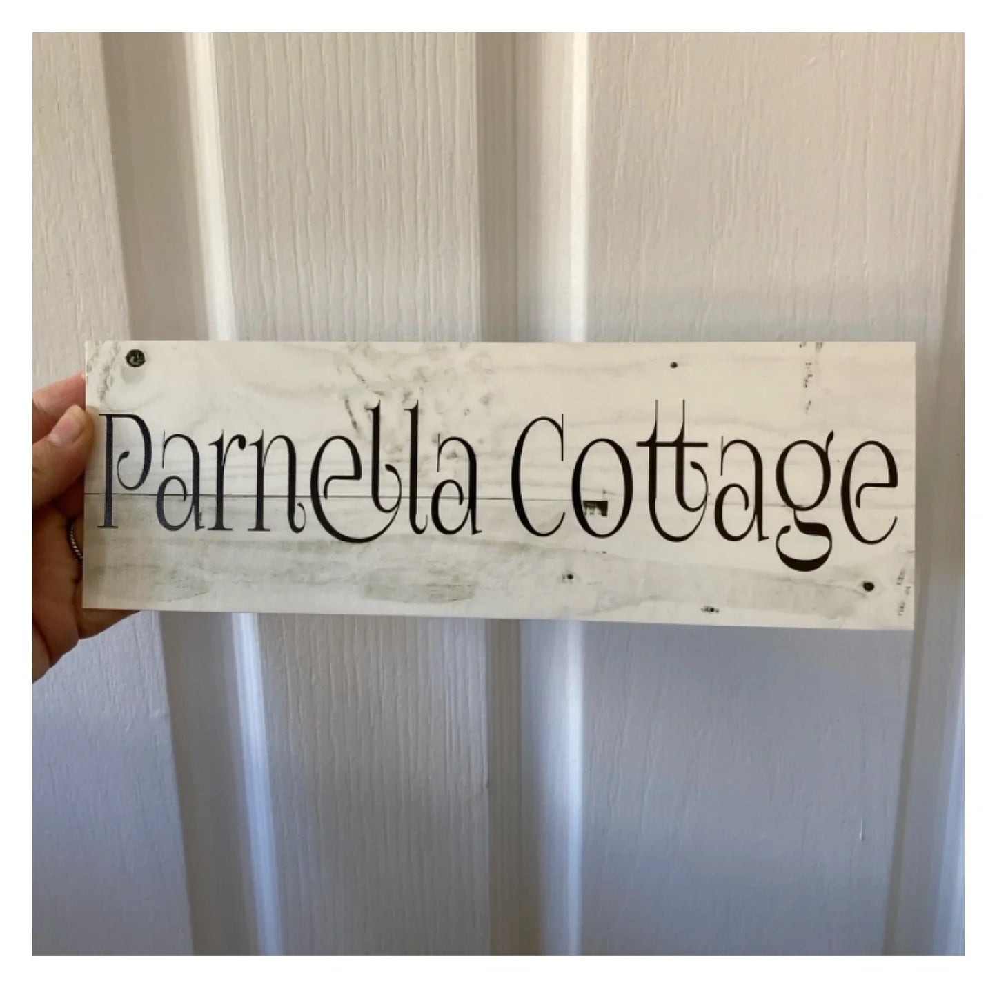 Family Residence Custom Personalised House Rustic Sign