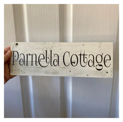 Family Residence Custom Personalised House Rustic Sign