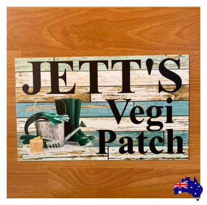 Garden Gardening Gardener Custom Personalised Sign - The Renmy Store Homewares & Gifts 