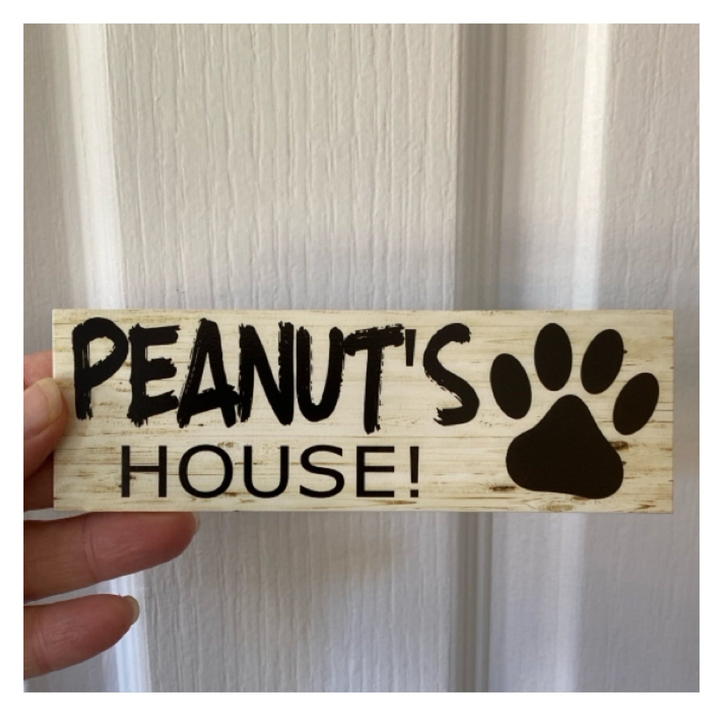 Dog Kennel House Custom Personalised Pets Name Sign