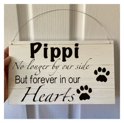 Memorial RIP Dog Cat Pets Personalised Custom Sign