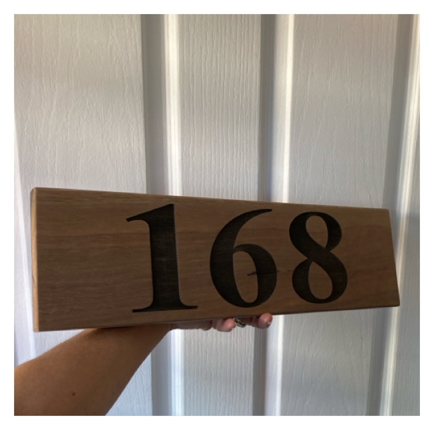 Hardwood Timber Wood Custom Personalised Sign