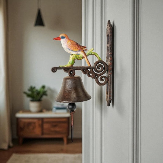 Doorbell Kookaburra Bird Vintage Country Rustic Cast Iron