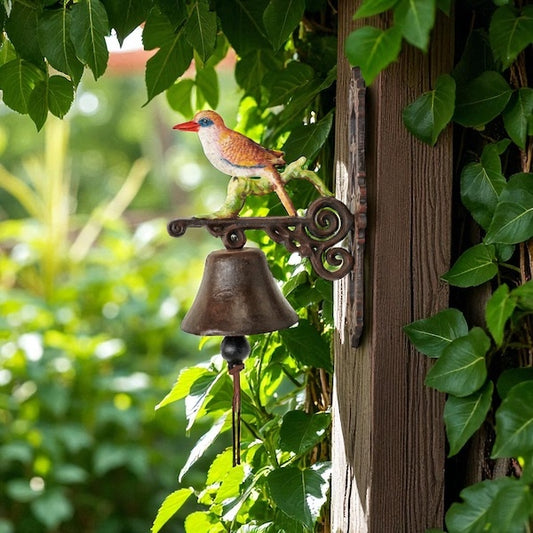 Doorbell Kookaburra Bird Vintage Country Rustic Cast Iron