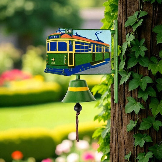 Doorbell Melbourne Tram Vintage Rustic Cast Iron