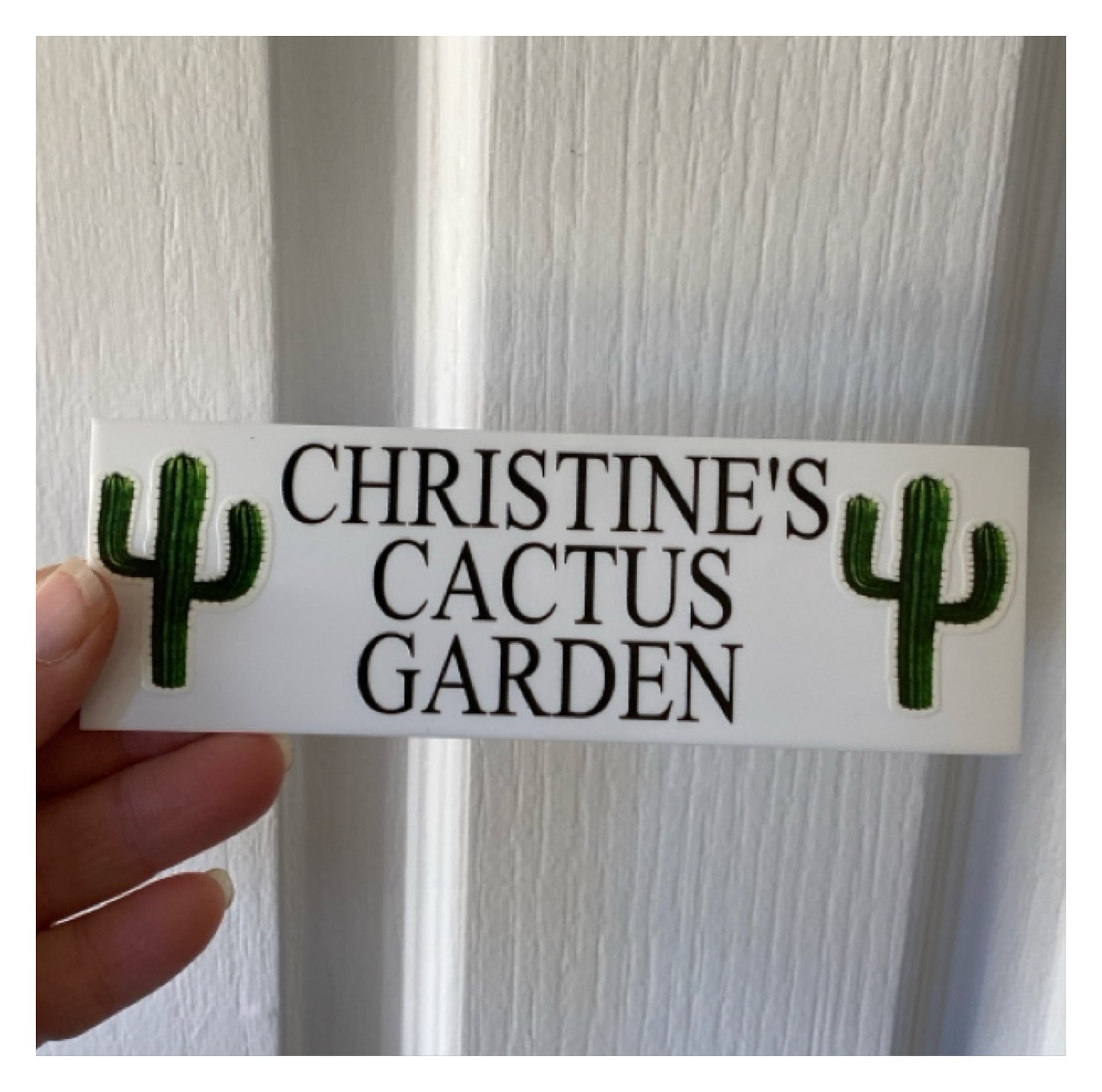 Cactus Mexican Custom Personalised Sign
