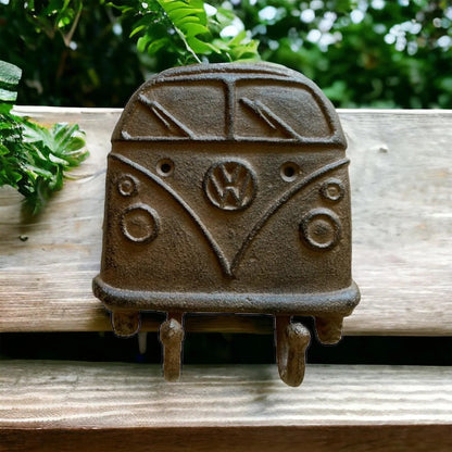 Kombi VW Hook Set of 2 Rustic Cast Iron