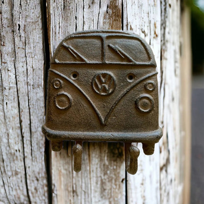 Kombi VW Hook Set of 2 Rustic Cast Iron