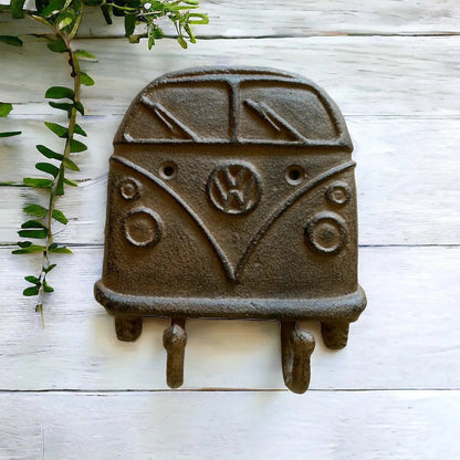 Kombi VW Hook Set of 2 Rustic Cast Iron