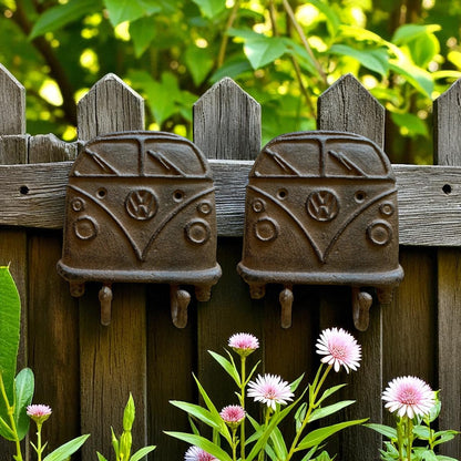 Kombi VW Hook Set of 2 Rustic Cast Iron