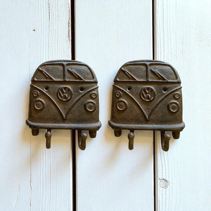 Kombi VW Hook Set of 2 Rustic Cast Iron