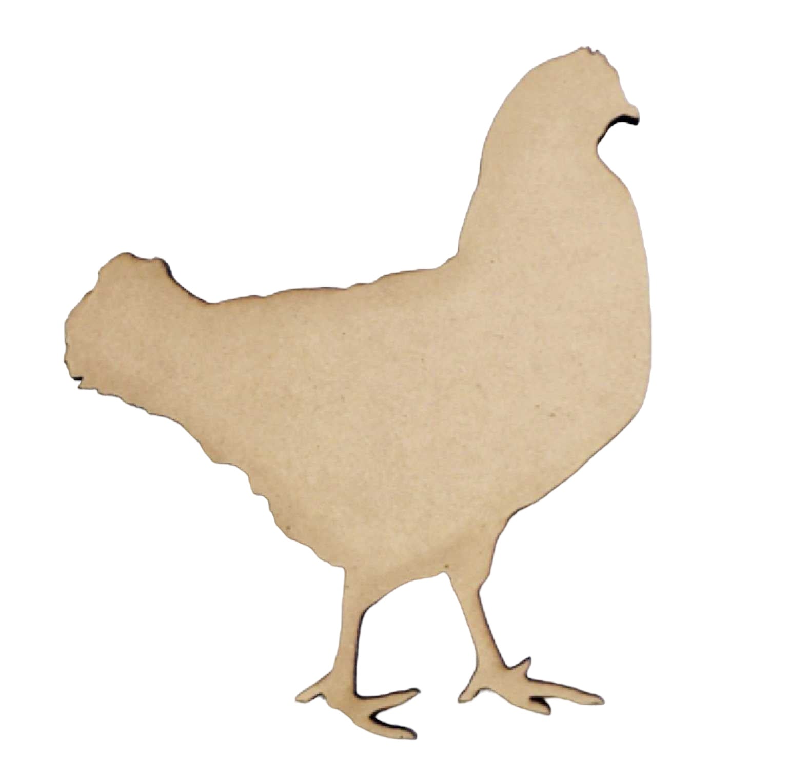 Chicken Hen Timber MDF Raw DIY - The Renmy Store Homewares & Gifts 