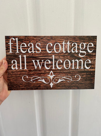 Custom Sign Personalised - Dark Wood Timber Look - Australian Made