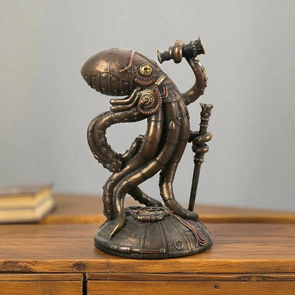 Octopus Captain Steampunk Retro Ornament