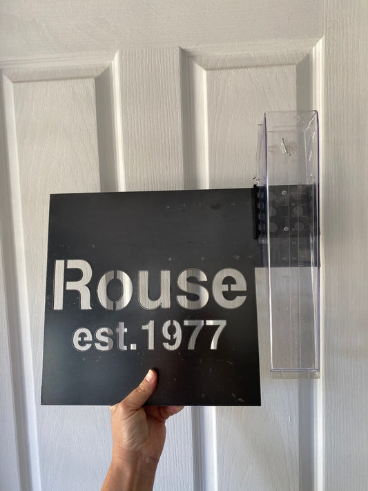 Rain Gauge Custom Personalised - Stake or Wall Mount - Aussie Made