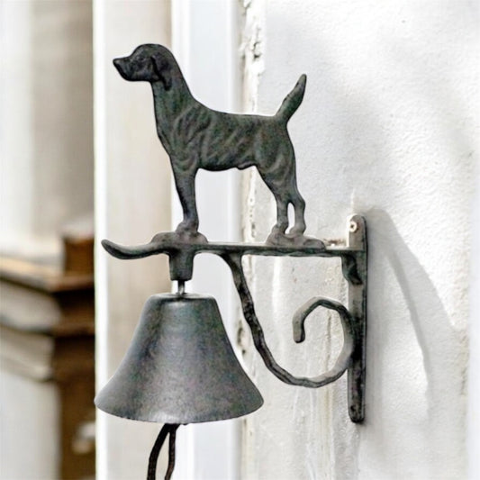Doorbell Bell Rustic Dog Vintage Cast Iron