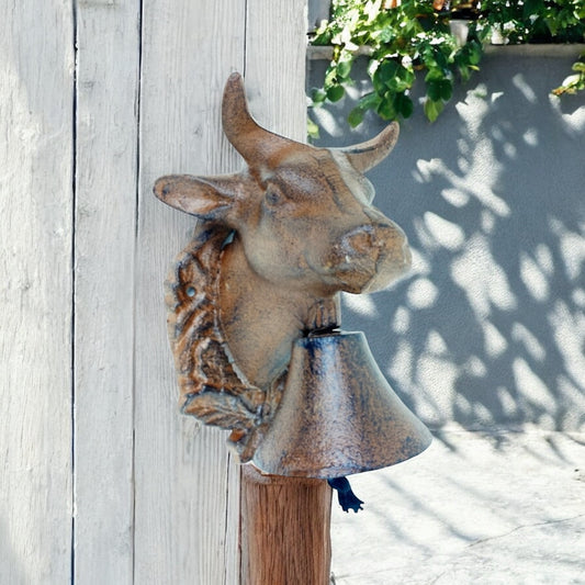 Doorbell Bell Cow Rustic Farmhouse Country