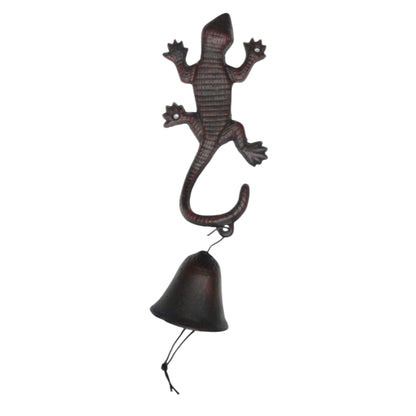 Doorbell Bell Lizard Gecko Rustic Cast Iron