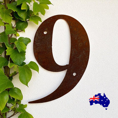 Metal Number House Letterbox Street Rusty