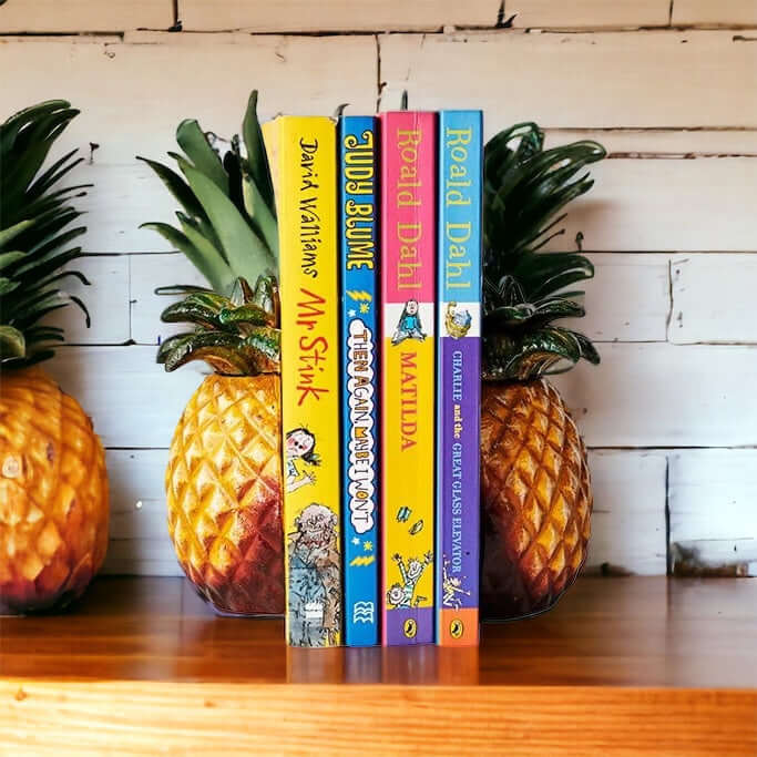 Book Ends Bookend Pineapple Tropical - The Renmy Store Homewares & Gifts 