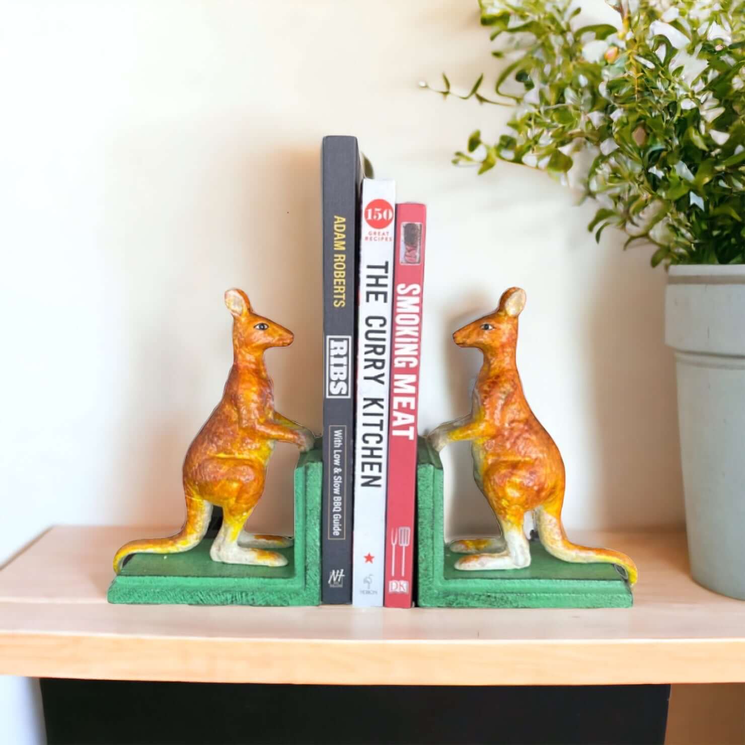 Book Ends Bookends Kangaroo - The Renmy Store Homewares & Gifts 