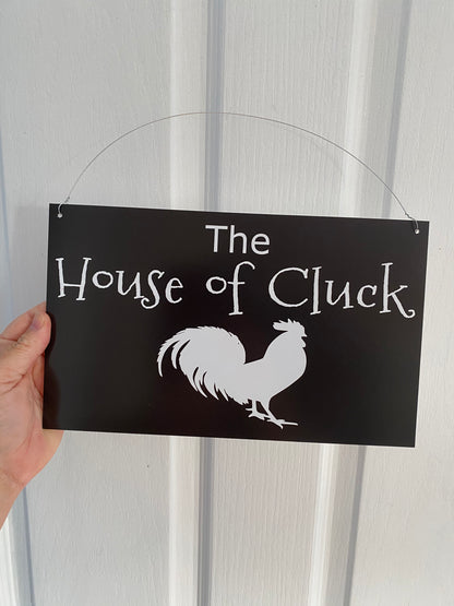 The Coop | Personalised Rooster Chicken Sign | Custom Name & Year | Aussie Made