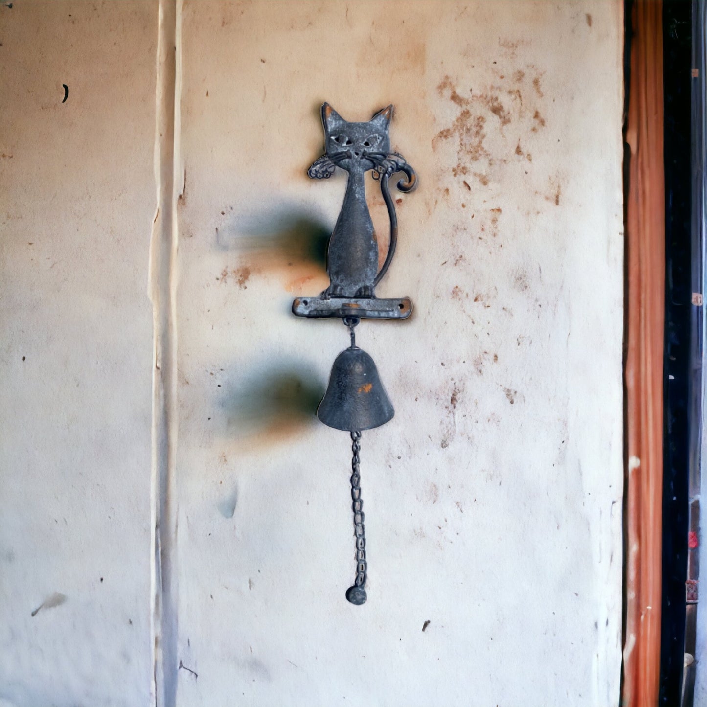 Door Bell Cat Kitty Vintage