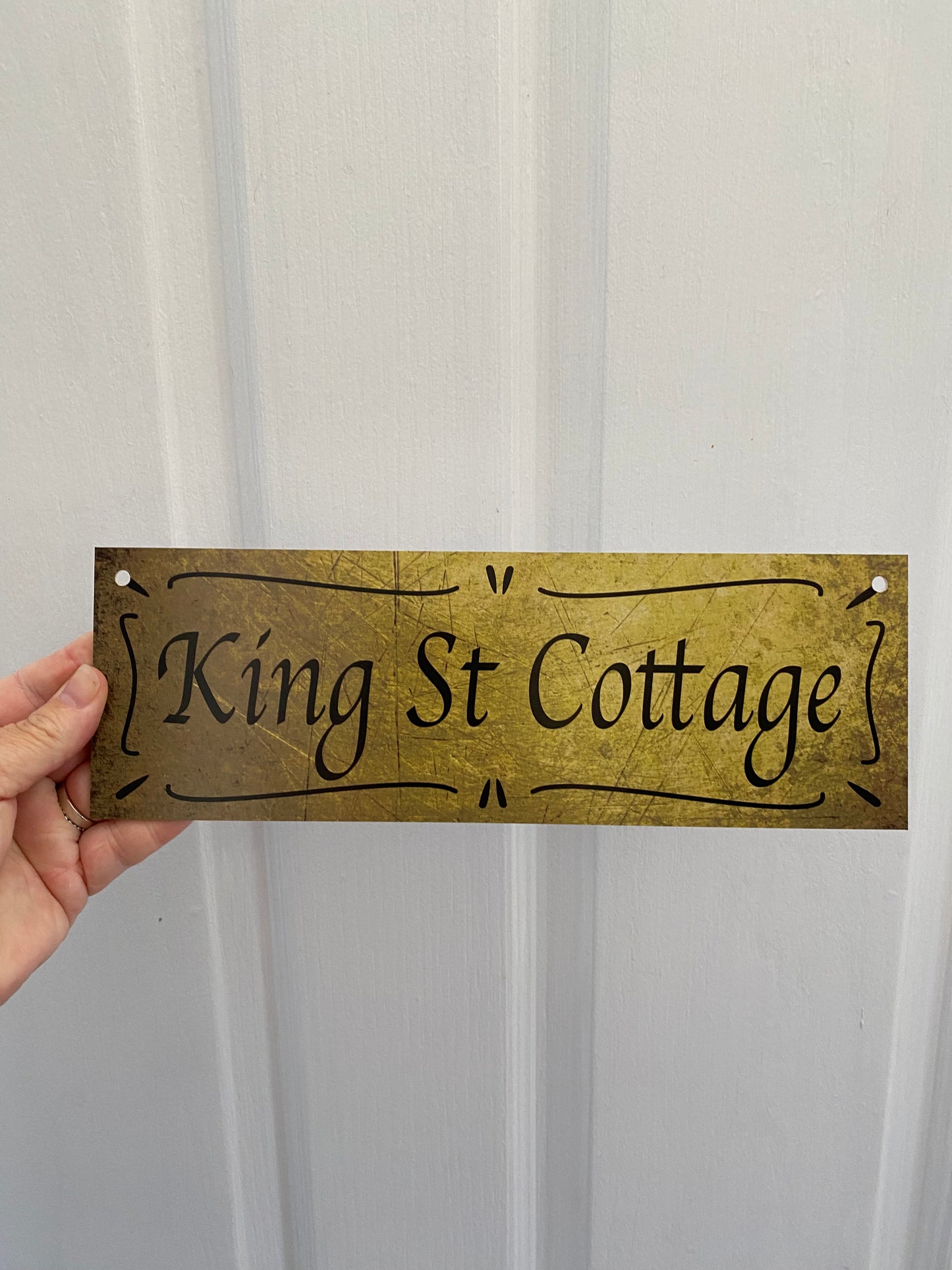 Cottage Custom Personalised Vintage Sign Aussie Made