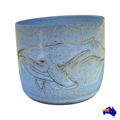 Mug Cup Whale Ocean Pottery Ceramic Aussie Made