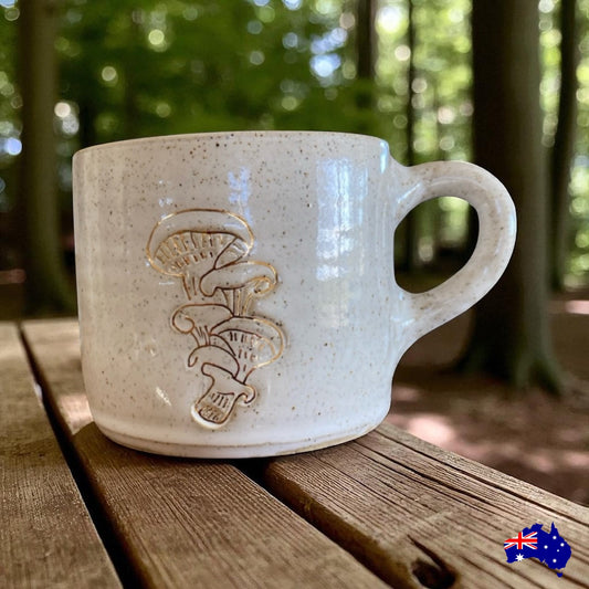Mug Cup Mushroom Love Pottery Ceramic Aussie Made