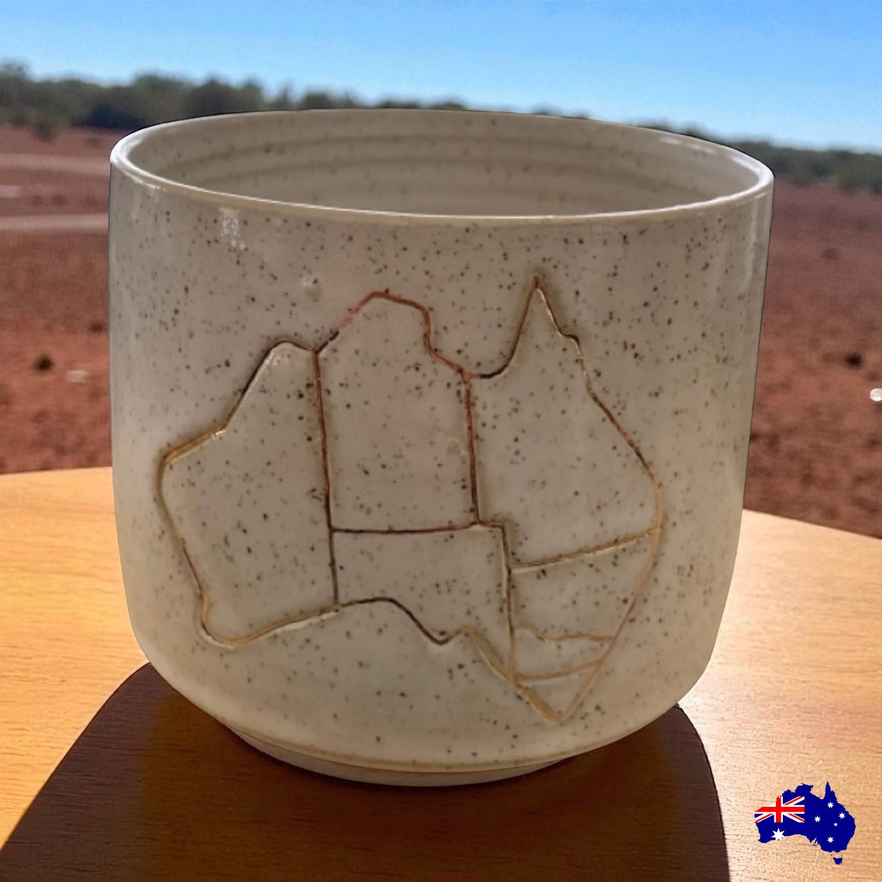 Mug Cup Australia Travel Pottery Ceramic Aussie Made
