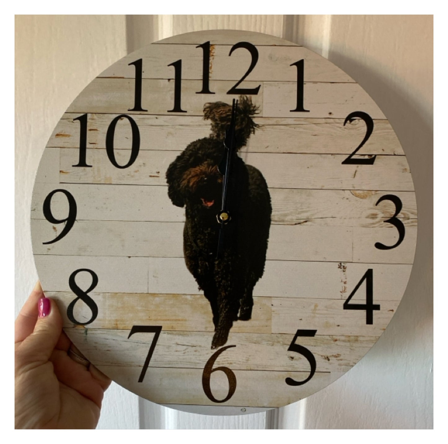 Clock Wall Wooden Custom Personalised Aussie Made