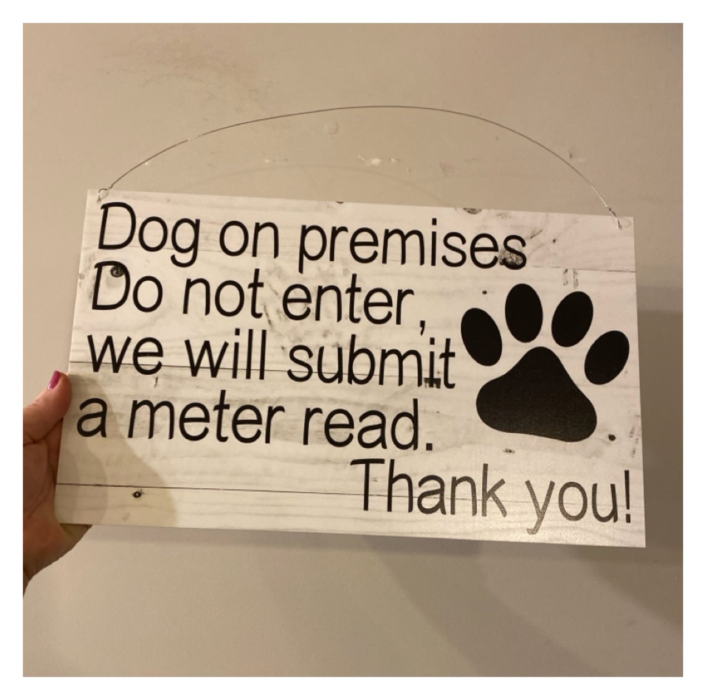 Dog Cat Custom Personalised Paw Outdoor Sign