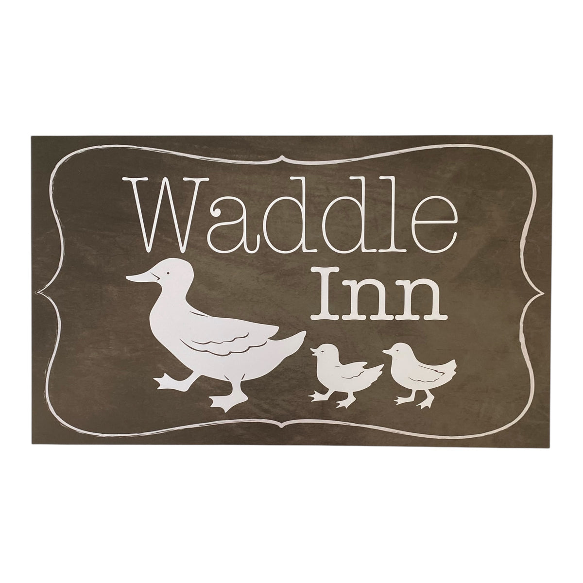 Waddle Inn Duck Sign - Family Duck House Sign - Australian Made