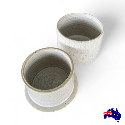 Butter Crock Keeper Pottery Ceramic Aussie Made